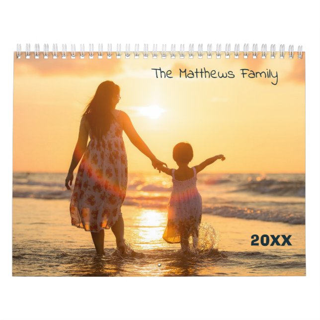Foto-Kalender der benutzerdefinierten Familie | Be Kalender (Titelbild)