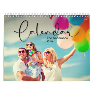Foto-Kalender der Familie, Bearbeiten eines benutz Kalender