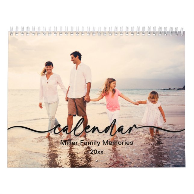 Foto-Kalender der Familie, Bearbeiten eines benutz Kalender (Titelbild)