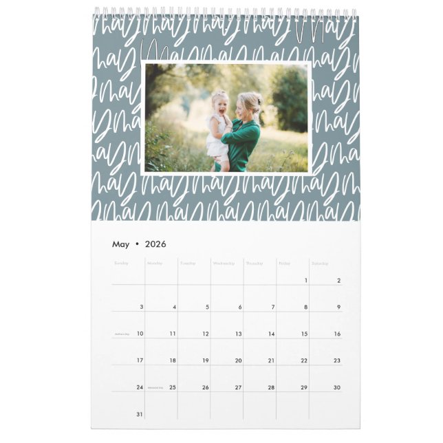 Foto-Kalender für moderne Marker Kalender (Mai 2026)