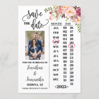 Foto-Kalender Rosa Blumenhochzeit