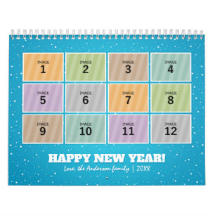 Foto-Kalendervorlage 2022 Benutzerdefiniertes Fami Kalender
