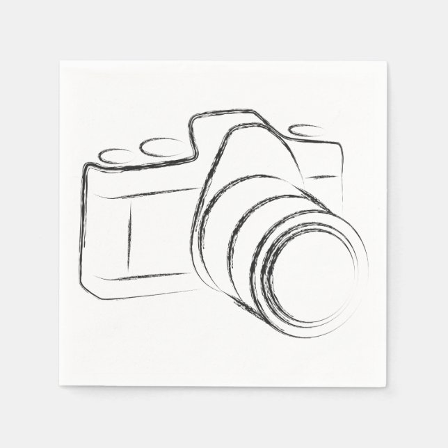 Foto-Kamera Serviette (Vorderseite)