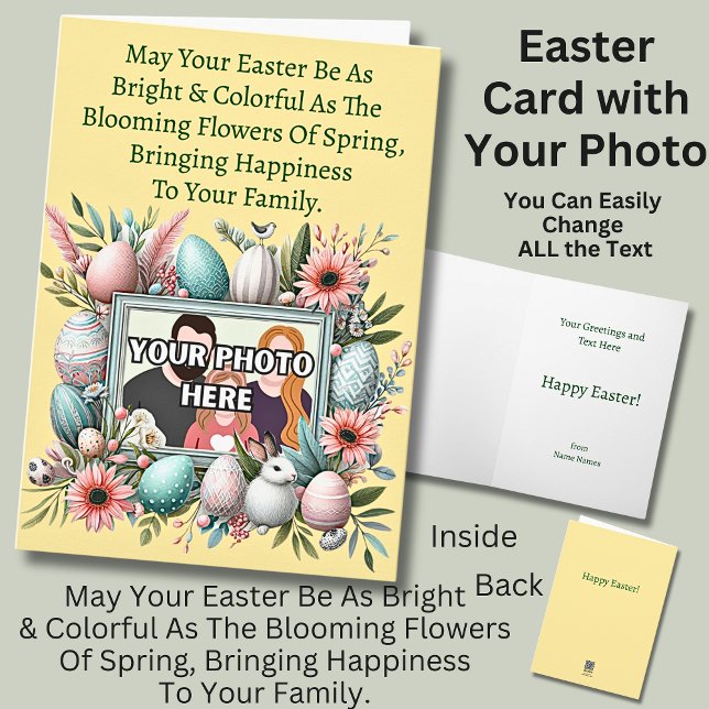 Foto, kann Ihr Ostern so hell und farbenfroh sein Karte (Von Creator hochgeladen)