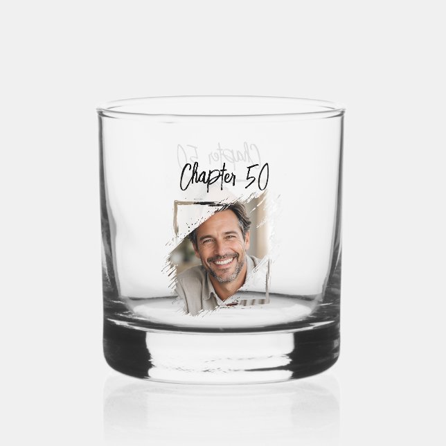 Foto Kapitel 50. Geburtstag Whiskyglas (Vorderseite)