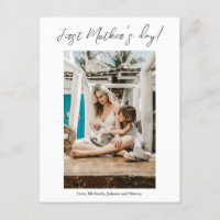 Foto-Karte für den ersten Muttertag