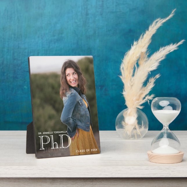 Foto Keepake PhD-Abschluss Fotoplatte (Seite)