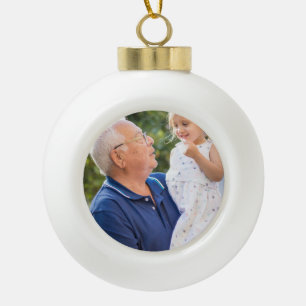 Foto Keramik Kugel-Ornament