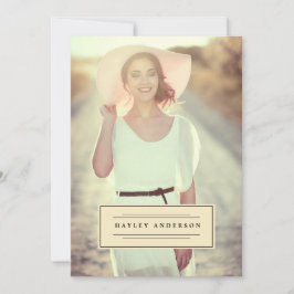 FOTO-KLASSE VON 2016 ABSCHLUSS Einladung