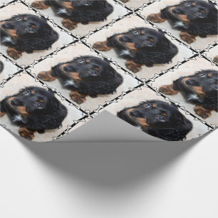 Foto-Knochen-Rahmen-Papier Geschenkpapier