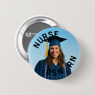 Foto Krankenschwester bsn rn 2¼ Inch Button