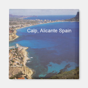 Foto-Kühlschrankmagnet Calp Calpe Alicante Spanie Magnet