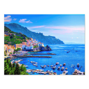 Foto-Kunst Amalfis Italien Europa Fotodruck