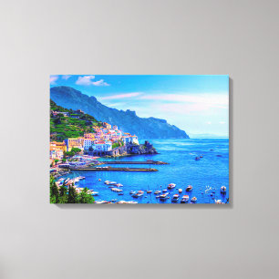 Foto-Kunst Amalfis Italien Europa Leinwanddruck