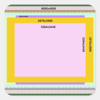 Foto L Square Sticker