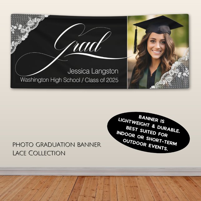 Foto Lace Abschluss Banner (Von Creator hochgeladen)