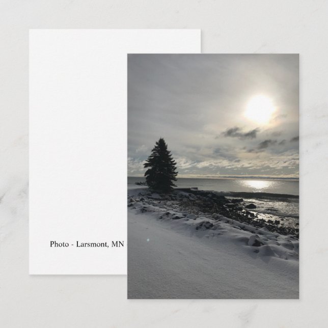 Foto Larsmont Minnesota Dankeskarte (Vorne/Hinten)