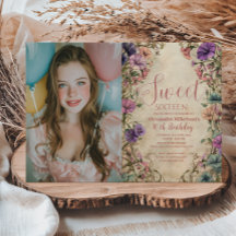 Foto Launige Pastell-Wildblume Sweet 16