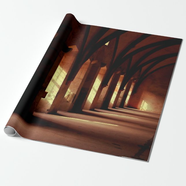 Foto leerer Gänge Geschenkpapier (Ungerollt)