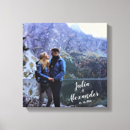 Foto-Leinwand mit Namen Leinwanddruck