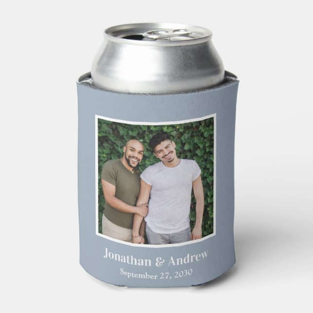 Foto LGBTQ Hochzeit Dosenkühler (Kanne Vorderseite)