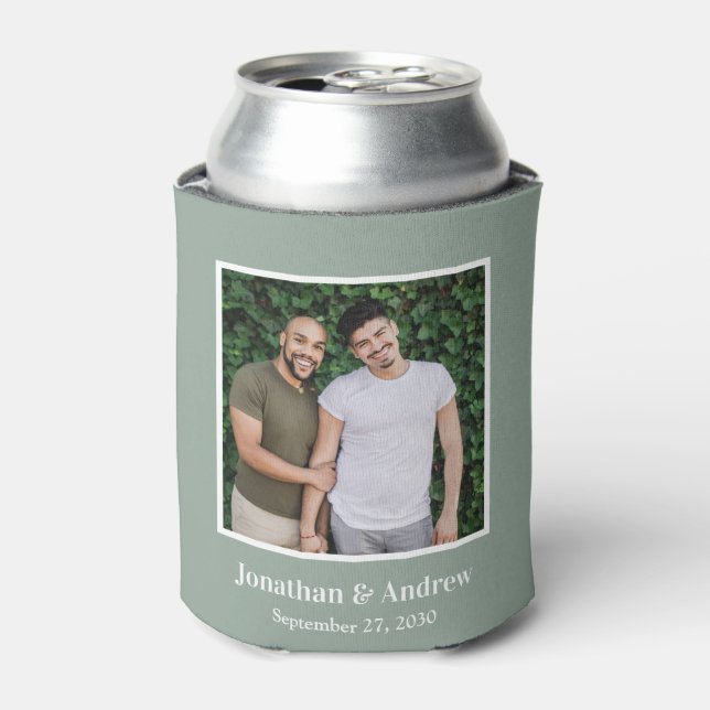 Foto LGBTQ Hochzeit Dosenkühler (Kanne Vorderseite)