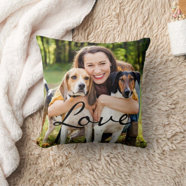 Foto-Liebe Kissen (Decke)