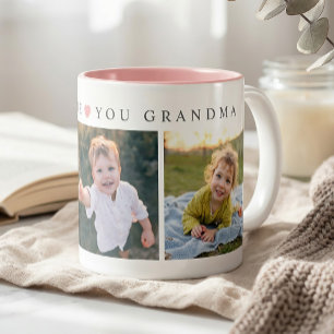 Foto Liebe Oma Zweifarbige Tasse