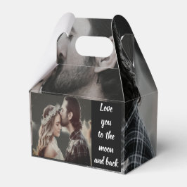 Foto Liebe Sie zum Mond und zurück Hochzeit Geschenkschachtel
