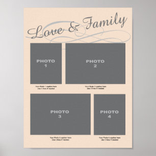 Foto Liebe und Familie Poster