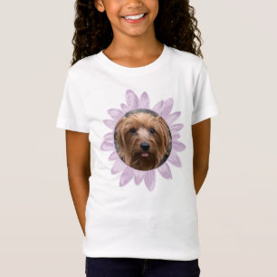 Foto Lila Blume Personalisiert T-Shirt