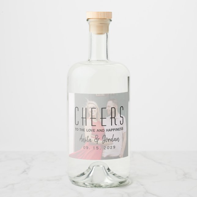 Foto Liquor Flasche Alkoholflaschenetikett (Vorderseite)