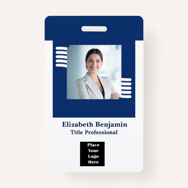 Foto-Logo-ID-Abzeichen für benutzerdefinierte Mita Ausweis (Vorderseite)