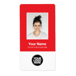 Foto, Logo, ID-Name des Firmenpersonals