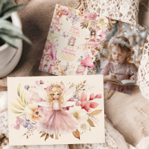 Foto Magical Fairy Floral Garden 1. Geburtstag