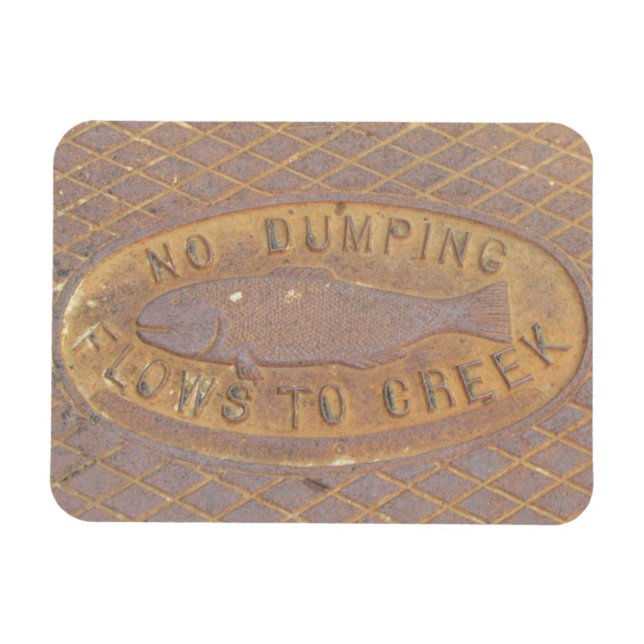 Foto Magnet - Flüsse nach Creek (Horizontal)