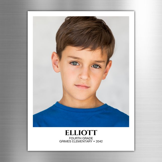 Foto-Magnet für Schuljahr Magnetkarte (Von Creator hochgeladen)