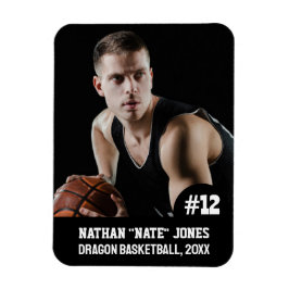 Foto-Magnet für Sportteam-Player (3"x4"in) Magnet