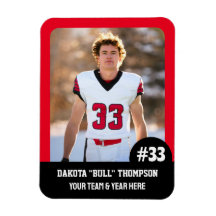 Foto-Magnet für Sportteam-Player (3"x4"in)