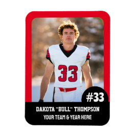Foto-Magnet für Sportteam-Player (3"x4"in) Magnet