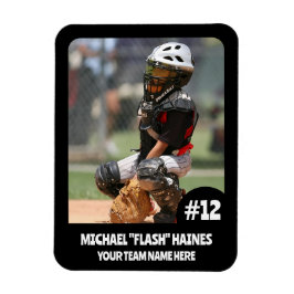 Foto-Magnet für Sportteam-Player (3"x4"in) Magnet