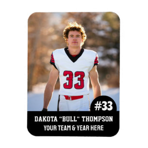 Foto-Magnet für Sportteam-Player (3"x4"in) Magnet