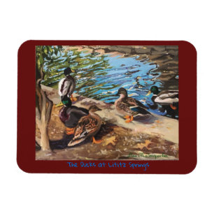 Foto Magnet mit Enten auf Bordeaux