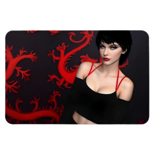 Foto-Magnet mit flexiblem "Burnt Out Souls" Motiv Magnet