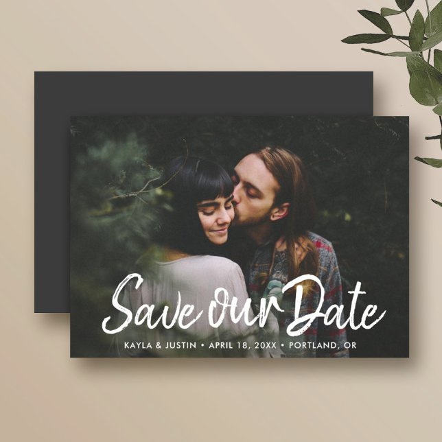 Foto Magnet Save the Date Hochzeits Einladung (Von Creator hochgeladen)