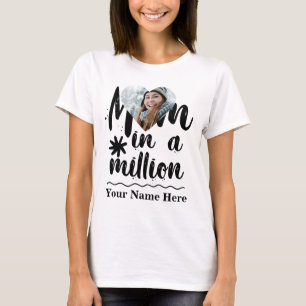 Foto-Mama des benutzerdefinierten Herzens in einer T-Shirt