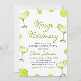 Foto Margs & Matrimone Cocktail Bachelorette Einladung