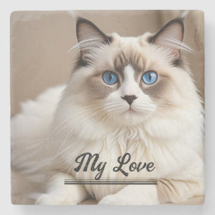Foto ''Meine Liebe'' Personalisieren Steinuntersetzer