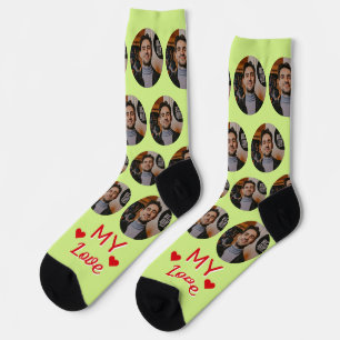 Foto meiner Liebe für Ehefrau Socken
