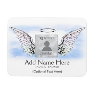 Foto Memorial Angel Wings Magnet